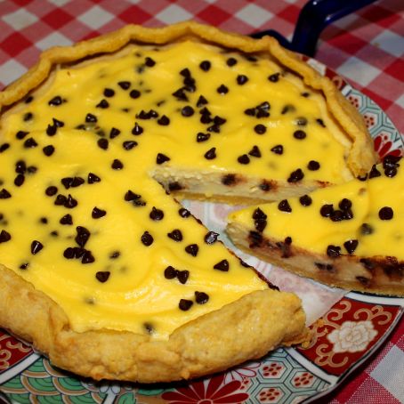 Crostata ricotta e gocce di cioccolato