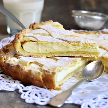 Crostata alla ricotta semplice