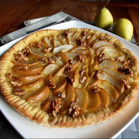 TORTA FRANGIPANE ALLE PERE... TORTA DI BANANE E NOCI