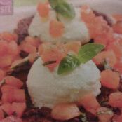 CROSTINI CON ROBIOLA ALLA CREMA DI OLIVE