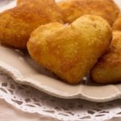 Cuoricini con caprino ed erba cipollina