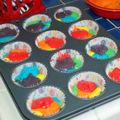 Cupcakes soffici alla vaniglia rainbow - Tappa 1