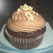 CUPCAKES AL CIOCCOLATO CON MORBIDA GANACHE AL CAFFÈ