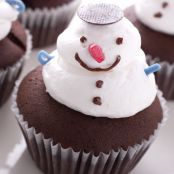 Cupcakes pupazzo di neve