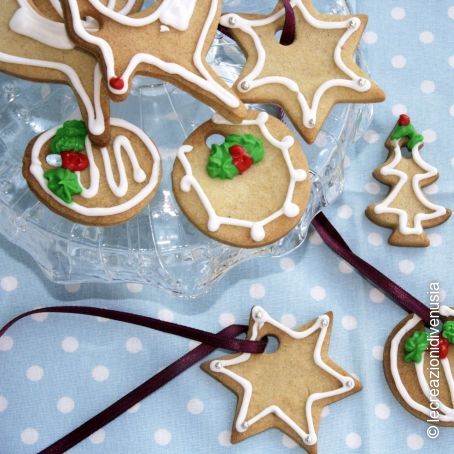 Decori dolci per l'albero di Natale