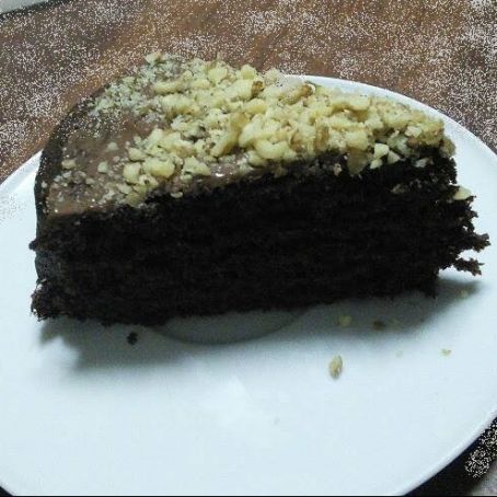 Torta cacao e noci