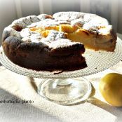 Torta alla panna montata con le mele