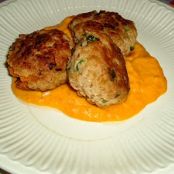 Polpette di carne con cuore di zucca