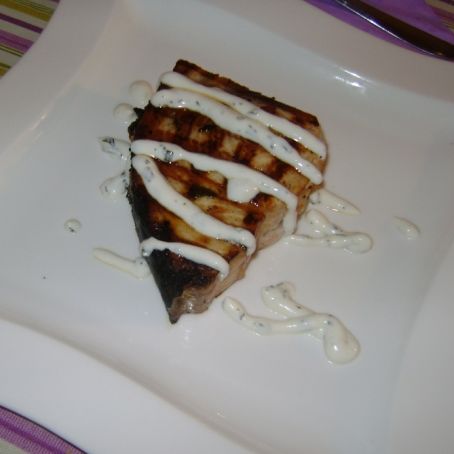 Bistecchine con salsa allo yogurt
