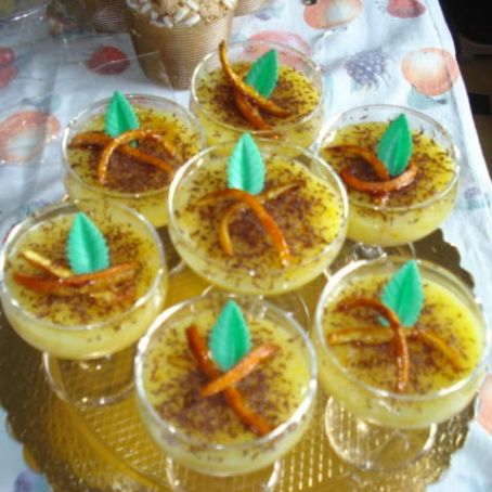 Crema all'arancia e rum