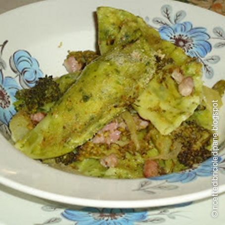 Ravioli aromatici con ripieno di asiago
