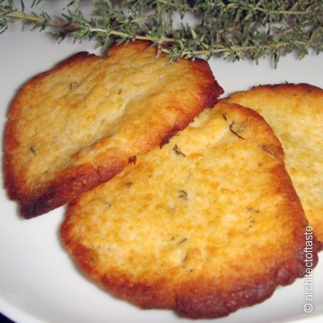 Biscotti salati pepe e timo
