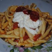 Troccoli stracciatella e pomodorini