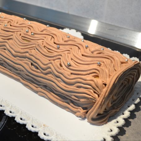 Tronchetto di Natale al cioccolato