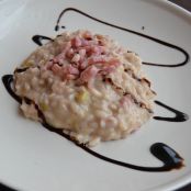 RISOTTO CON CUORE DI STRACCHINO E PANCETTA