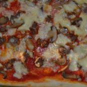 Pizza funghi e salsiccia - Tappa 1