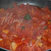 Raviolone di patate e pecorino con tuorlo fondente e salsina di pomodoro fresco - Tappa 1