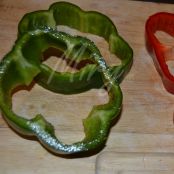 La frittata nel peperone - Tappa 1