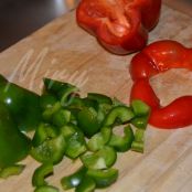 La frittata nel peperone - Tappa 2