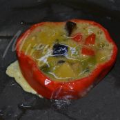 La frittata nel peperone - Tappa 4