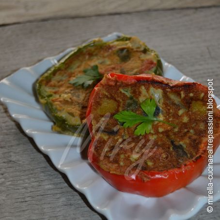 La frittata nel peperone