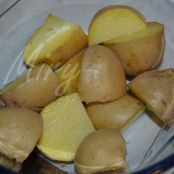 Insalata di patate e surimi al profumo di zenzero - Tappa 1