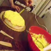 Torta mimosa con crema pasticcera - Tappa 5