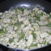 Trofie con zucchine, gamberi e bottarga - Tappa 2