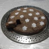 Torta stella al cioccolato e mandorle