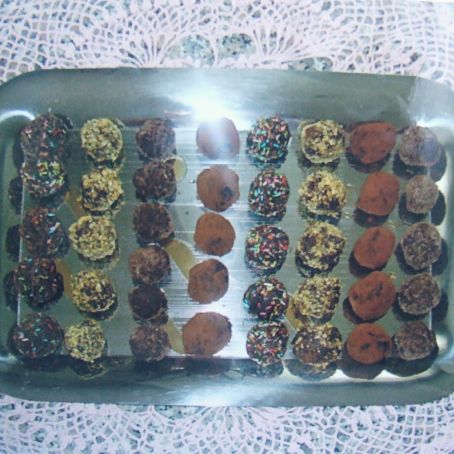 Tartufi al cioccolato e cocco
