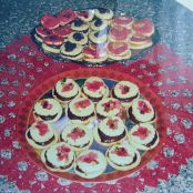 Biscotti con banana e crema di cioccolato