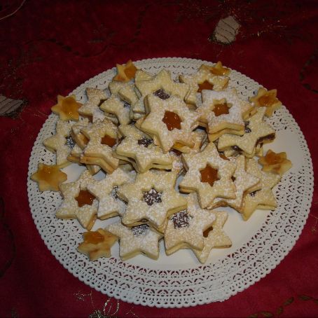 Stelline alla marmellata e alla nutella