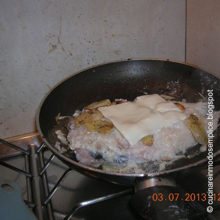 Merluzzo con patate in salsa di latte di soia...