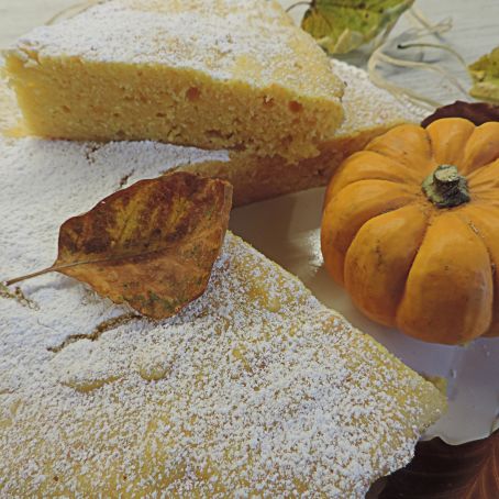 Torta zucca ricotta al microonde (solo 9 minuti di cottura)