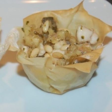 CESTINI CROCCANTI AL PESCE SPADA