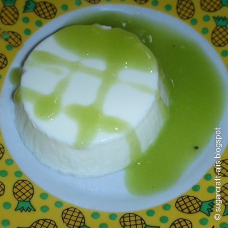 Panna cotta al kiwi