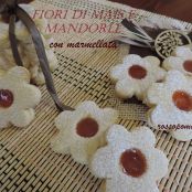 Fiori di mais e mandorle con marmellata - Tappa 1