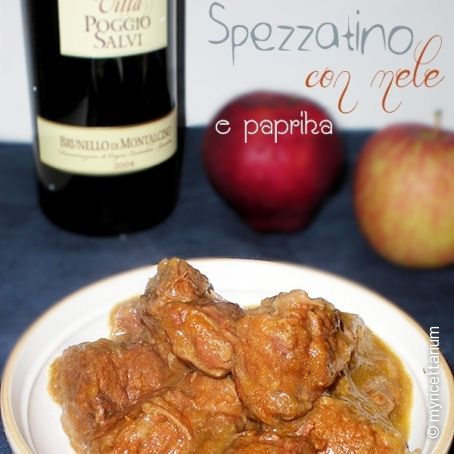 Spezzatino con mele e paprika