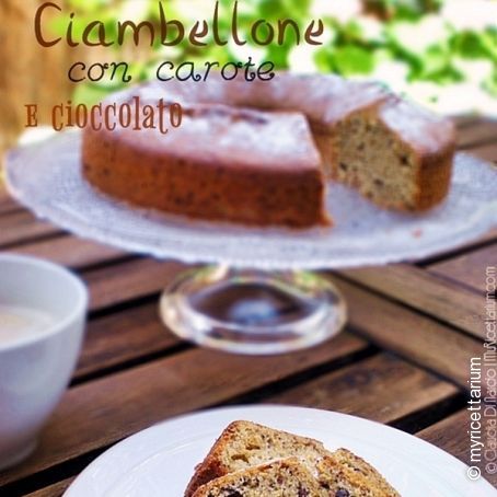 Ciambellone con carote e cioccolato