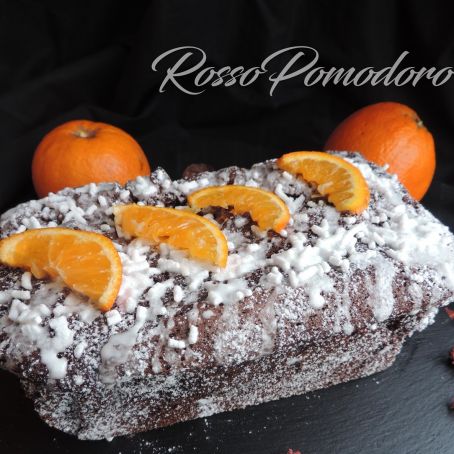 Plumcake cacao e arancia (senza burro)
