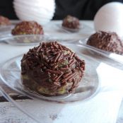 Tartufi al torrone e crema pistacchi (Babbi)