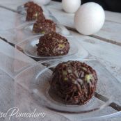 Tartufi al torrone e crema pistacchi (Babbi) - Tappa 1