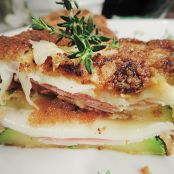 Cordon bleu di zucchine con prosciutto e scamorza - Tappa 1