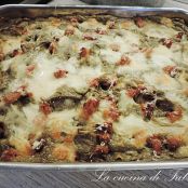 Lasagne in bianco con carciofi e salsiccia - Tappa 1