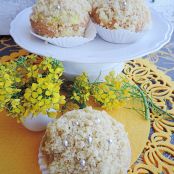 Muffin mimosa con crema senza uova