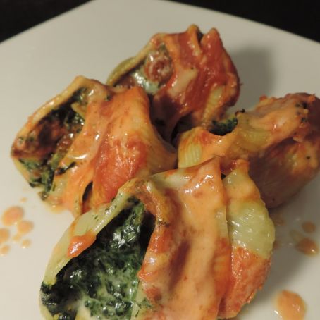 Lumaconi ricotta e spinaci gratinati al forno