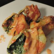 Lumaconi ricotta e spinaci gratinati al forno