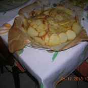 TORTINO DI PATATE CON MORTADELLA E FILANTE..al forno