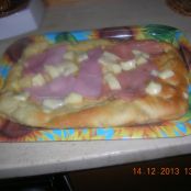 Focacce e pizze  con lievito madre  farcite con  cipolla e con prosciutto e oliver nere - Tappa 3