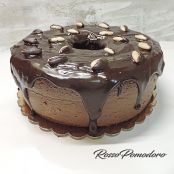 Chiffon cake al cacao e mandorle (primo compliblog)